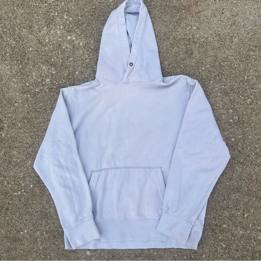 American Eagle Outfitters Light Gray Hoodie Sweater